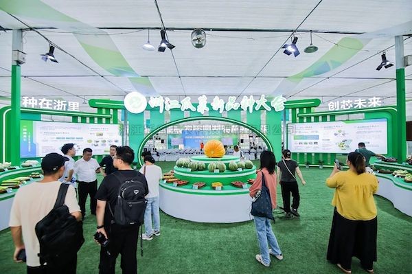 种在浙里，创芯未来丨草莓视频色板下载亮相2025浙江瓜菜新品种大会